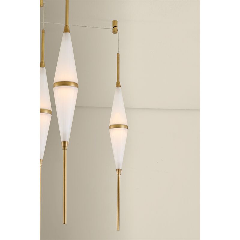 Cygnus Large Chandelier by Sonneman